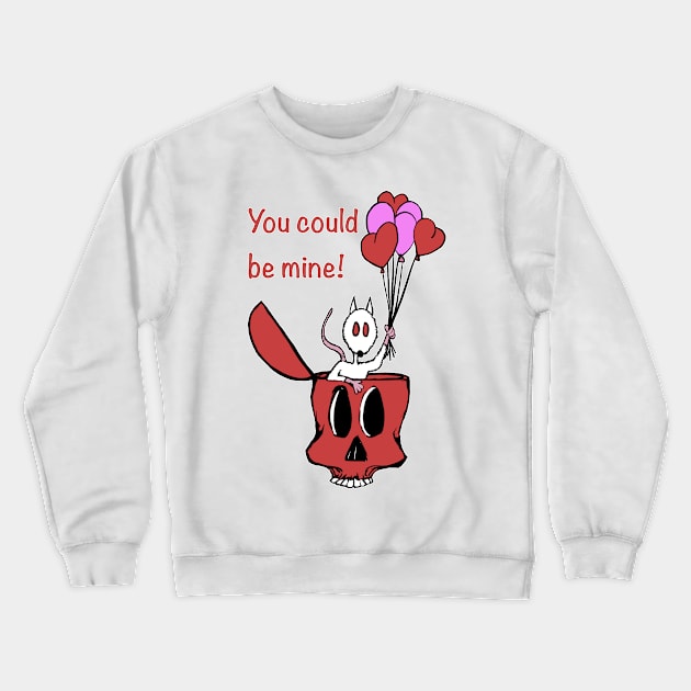 Valentine, Valentine's day card-animals Crewneck Sweatshirt by SpookySkulls